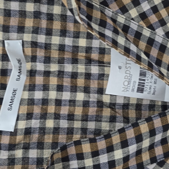 Samsoe Samsoe Opal Collared Midi Plaid Dress Size XS - Picture 7 of 10